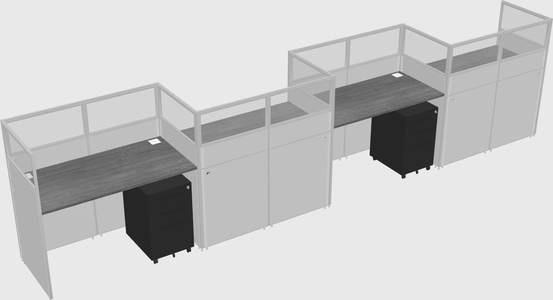 Rectangular cubicles