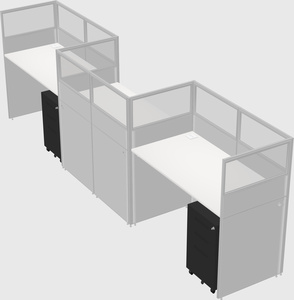 Rectangular cubicles