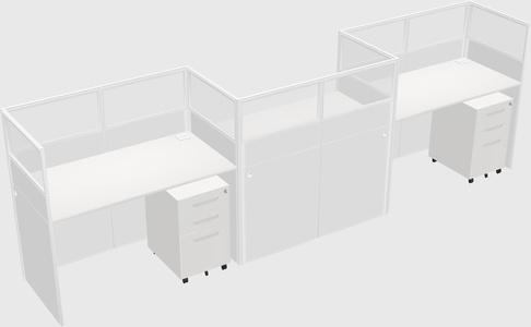 Rectangular cubicles