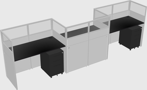 Rectangular cubicles