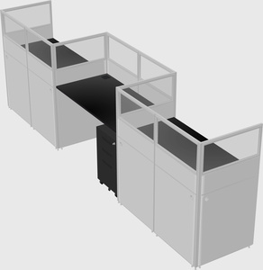 Rectangular cubicles