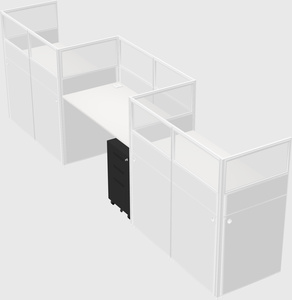Rectangular cubicles