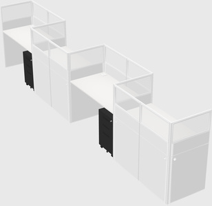 Rectangular cubicles