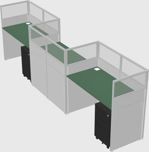 Rectangular cubicles