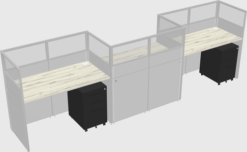 Rectangular cubicles