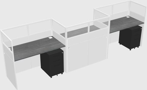 Rectangular cubicles