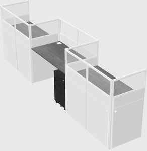 Rectangular cubicles