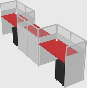 Rectangular cubicles