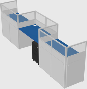 Rectangular cubicles