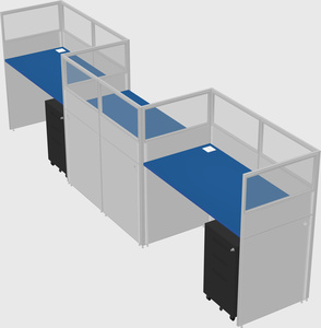 Rectangular cubicles