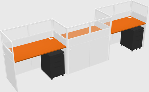Rectangular cubicles