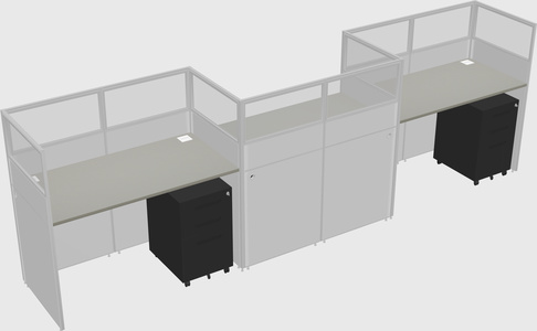 Rectangular cubicles