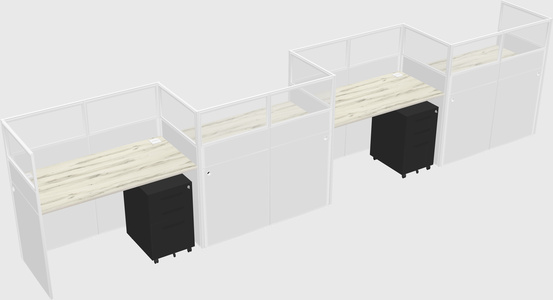 Rectangular cubicles
