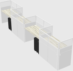 Rectangular cubicles