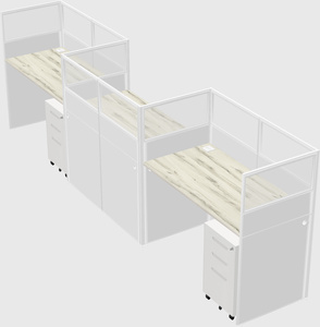 Rectangular cubicles