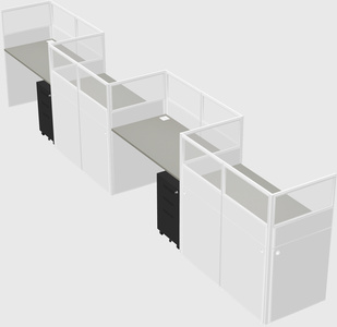 Rectangular cubicles