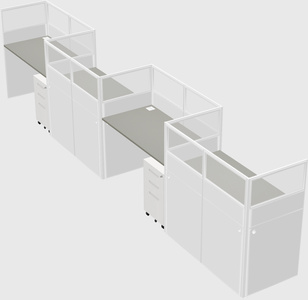 Rectangular cubicles