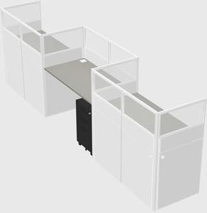Rectangular cubicles
