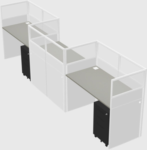 Rectangular cubicles