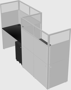 Rectangular cubicles