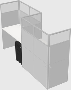 Rectangular cubicles