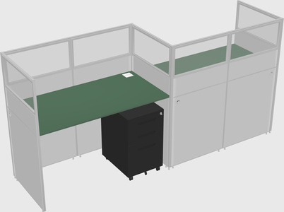 Rectangular cubicles