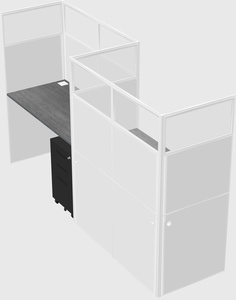 Rectangular cubicles