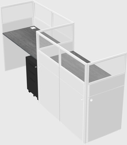 Rectangular cubicles