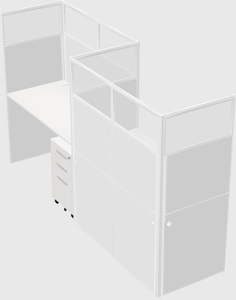 Rectangular cubicles