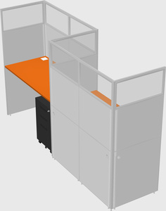 Rectangular cubicles