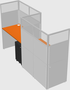 Rectangular cubicles