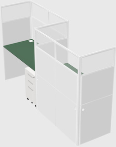 Rectangular cubicles
