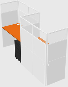 Rectangular cubicles