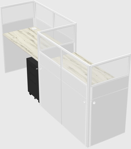 Rectangular cubicles