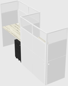 Rectangular cubicles