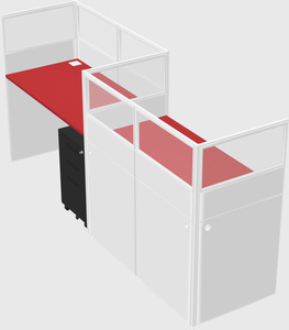 Rectangular cubicles