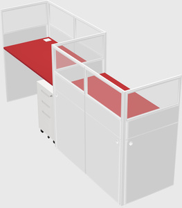 Rectangular cubicles