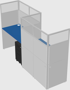 Rectangular cubicles