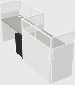 Rectangular cubicles