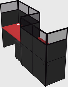 Rectangular cubicles