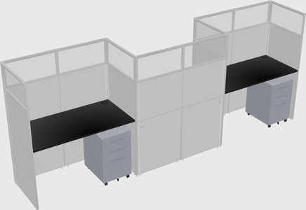 Cabines rectangulaires
