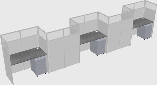 Rectangular cubicles