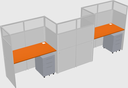 Rectangular cubicles
