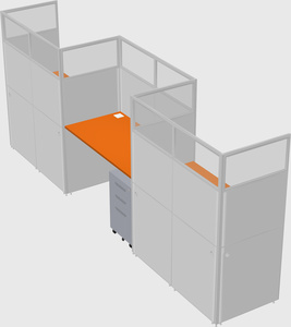 Rectangular cubicles