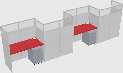 Rectangular cubicles