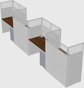 Rectangular cubicles