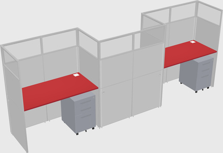 Rectangular cubicles