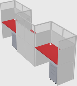 Rectangular cubicles