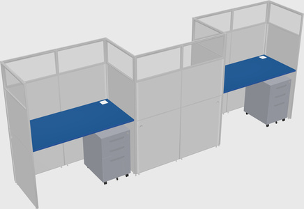 Rectangular cubicles