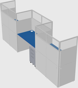 Rectangular cubicles